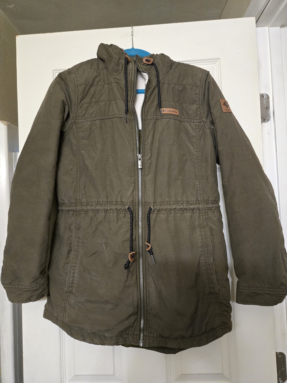 Columbia Women's Olive Green Hooded Jacket